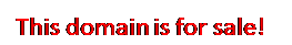 Text Box: This domain is for sale!